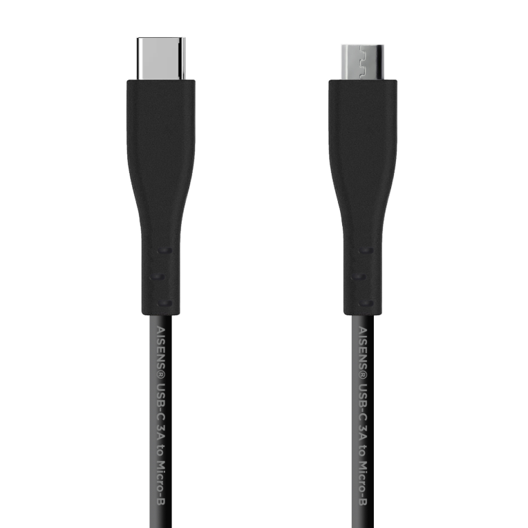 AISENS A107-0350 Cable USB 2.0 Micro-USB B de 2 metros - Alta Velocidad y Compatibilidad