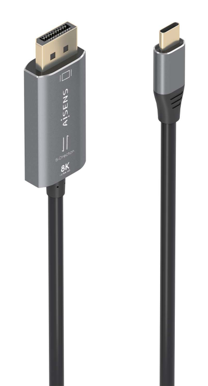 AISENS A109-0880 adaptador de cable de vídeo 1,8 m USB Tipo C