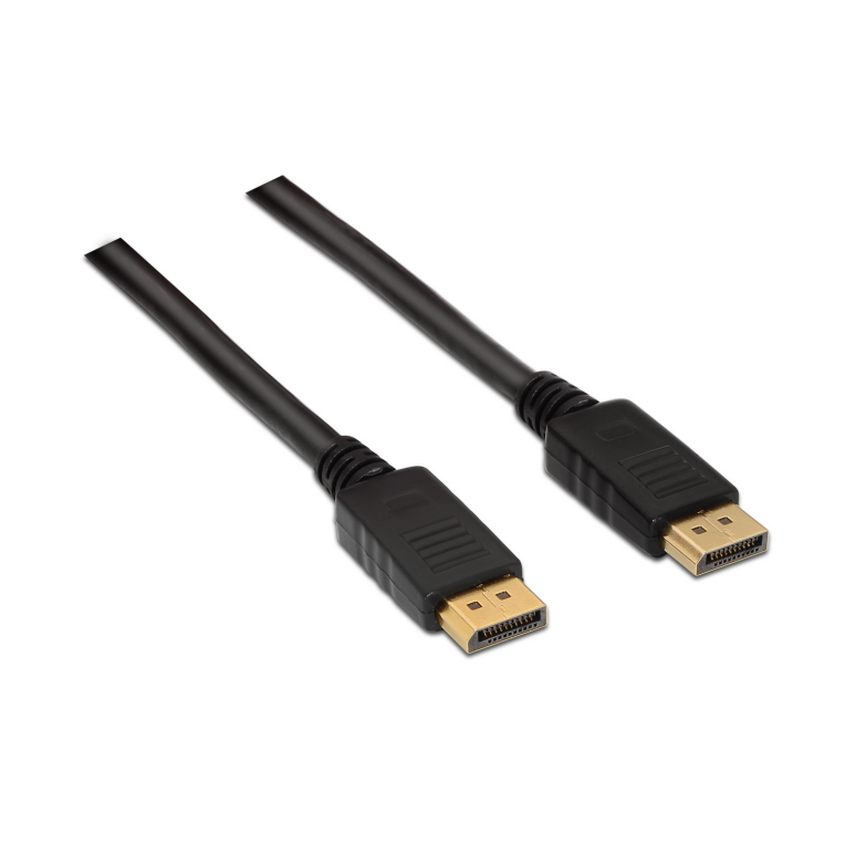 AISENS A124-0129 Cable DisplayPort 2 m Negro – Alta Velocidad y Fiabilidad