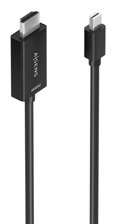 AISENS A125-0889 adaptador de cable de vídeo 3 m Mini DisplayPort HDMI tipo A (Estándar)