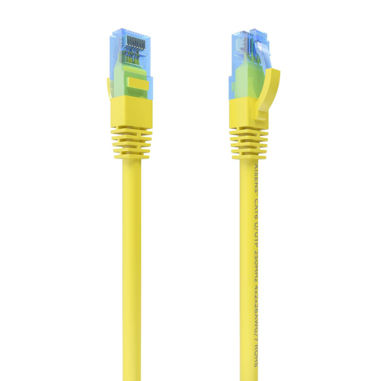 AISENS A135-0836 Cable de Red Cat6 U/UTP 3 Metros - Alta Velocidad y Confiabilidad