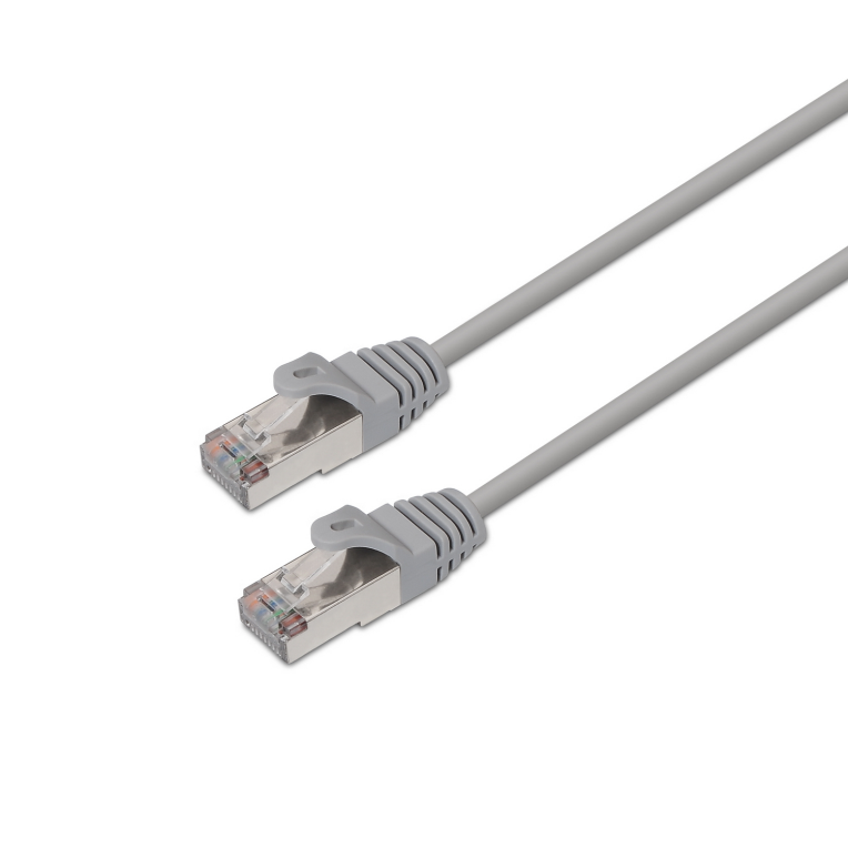 AISENS A136-0279 Cable de Red Cat6 F/UTP Gris 15m - Alta Velocidad y Fiabilidad