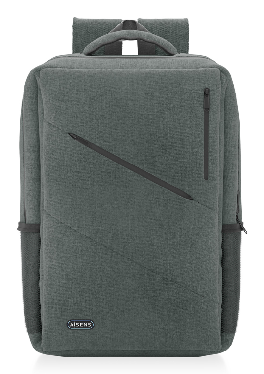 AISENS ASBG-BP085-GR maletines para portátil 39,6 cm (15.6")