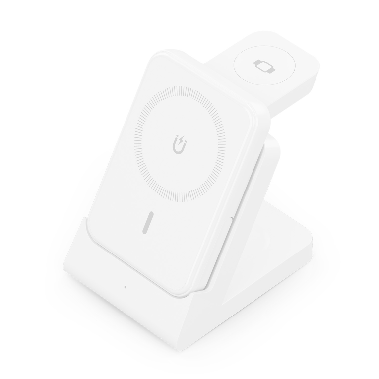 AISENS ASCH-15W4WC063-W cargador de dispositivo móvil Auriculares, Smartphone, Reloj inteligente Cargador inalámbrico Interior