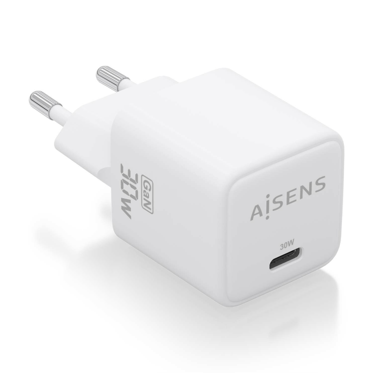 AISENS ASCH-30W1P035-W Cargador Universal de Dispositivo Móvil con Carga Rápida para Interior