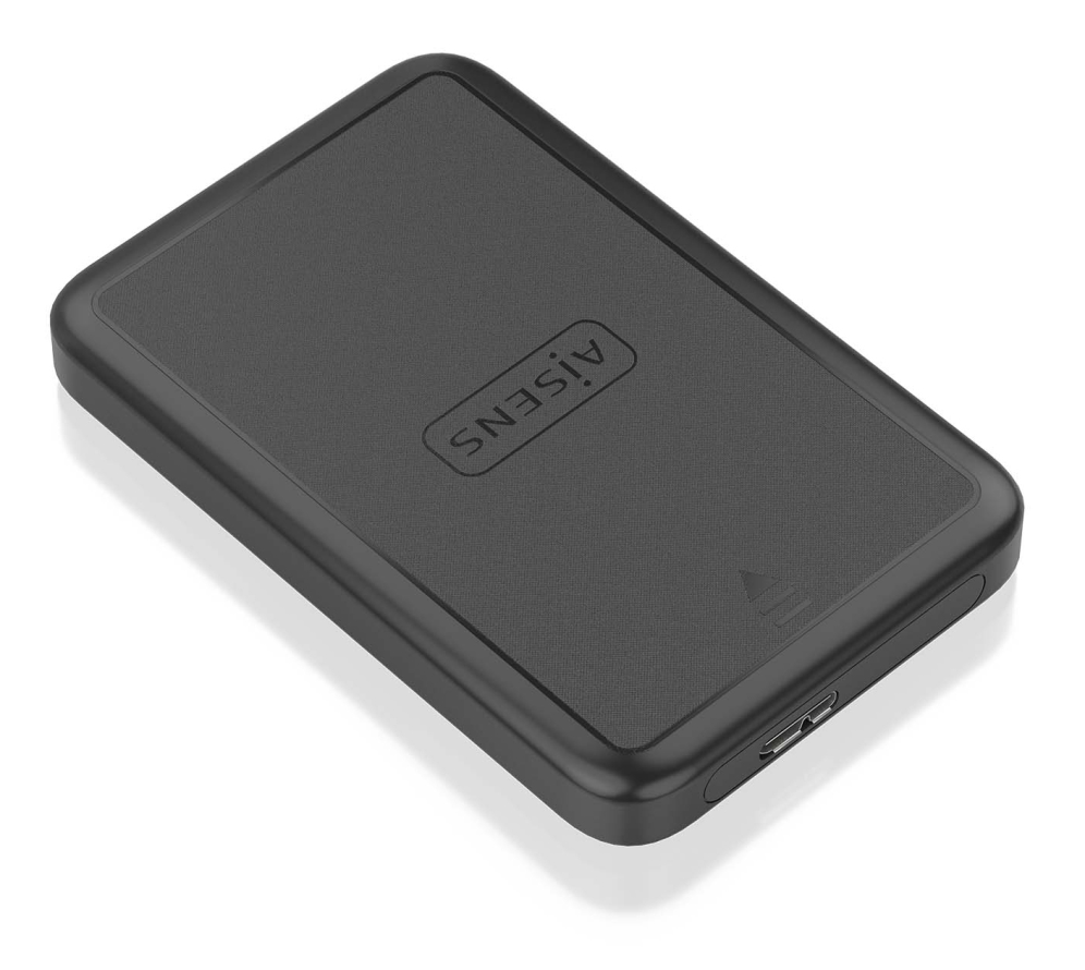 AISENS ASE-2519B Carcasa para Disco Duro Externo 2.5" SSD/HDD