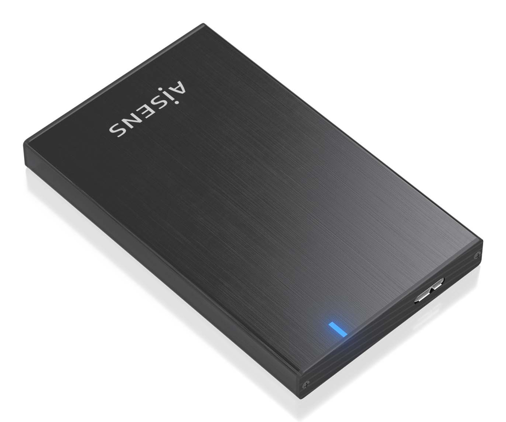 AISENS ASE-2527B caja para disco duro externo Carcasa de disco duro/SSD 2.5"