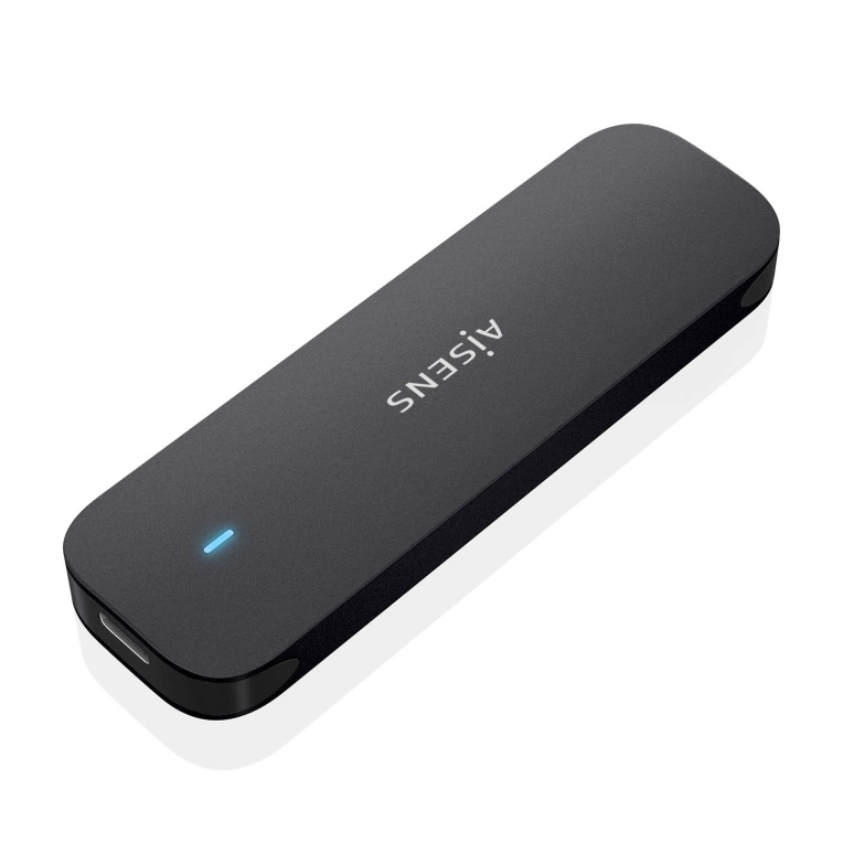 AISENS ASM2-024B caja para disco duro externo Caja externa para unidad de estado sólido (SSD) Negro