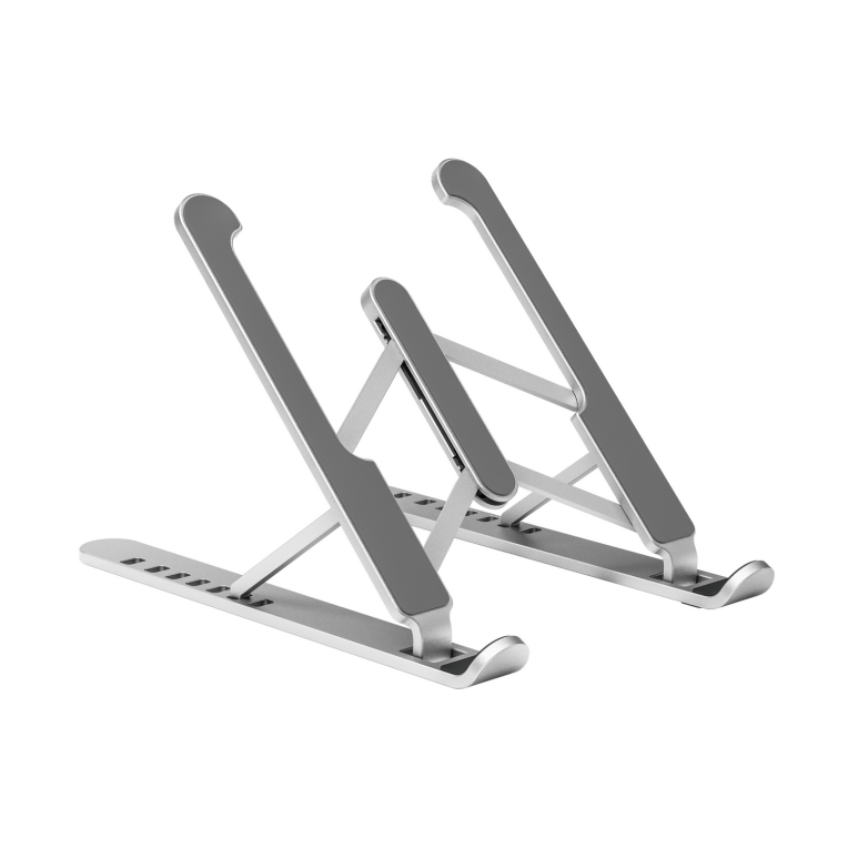 AISENS Soporte Ajustable de Sobremesa para Portátil y Tablet en Plata