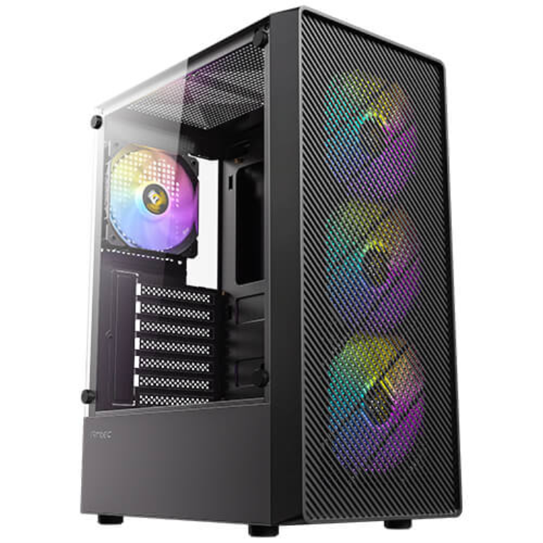 Antec 0-761345-10199-8 carcasa de ordenador Midi Tower Negro