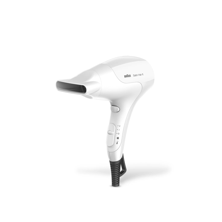 Braun HD180 Secador de Pelo 1800 W Blanco – Potencia y Estilo en tu Mano