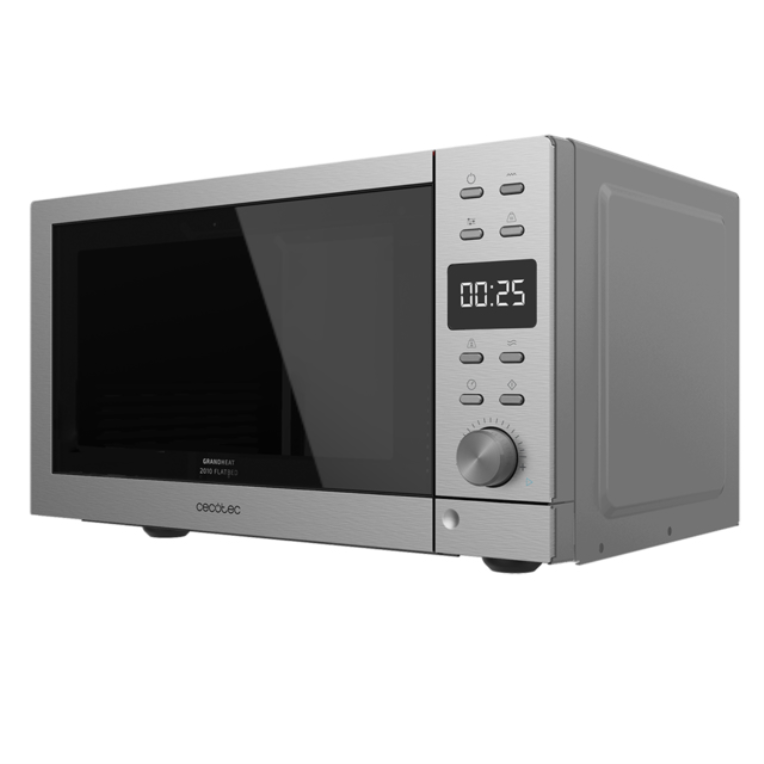 Cecotec 01399 microondas Negro, Acero Microondas con grill Encimera 20 L 700 W