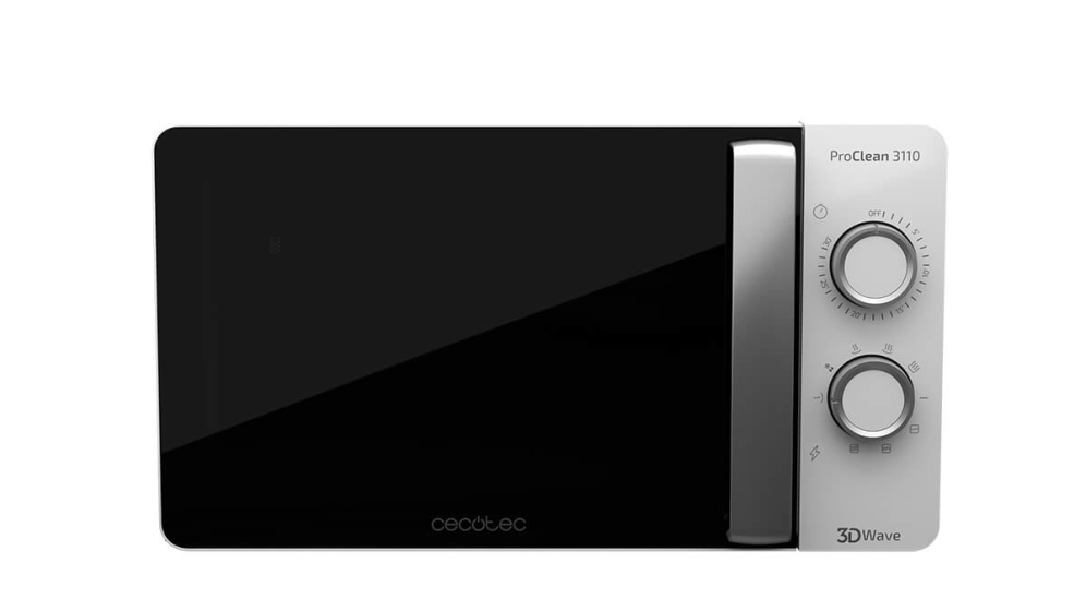 Cecotec 01523 microondas Negro, Blanco Microondas combinado Encimera 20 L 700 W