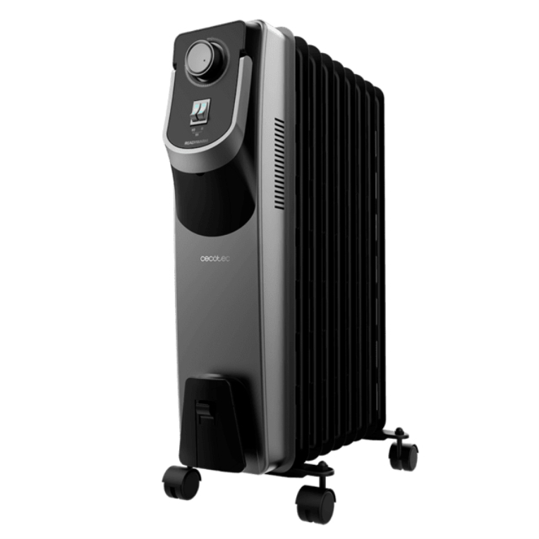 Cecotec 05889 Radiador de Aceite Eléctrico Negro 2000 W para Interior