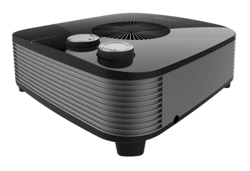 Cecotec 08255 calefactor eléctrico Interior Negro, Gris 2000 W Ventilador eléctrico