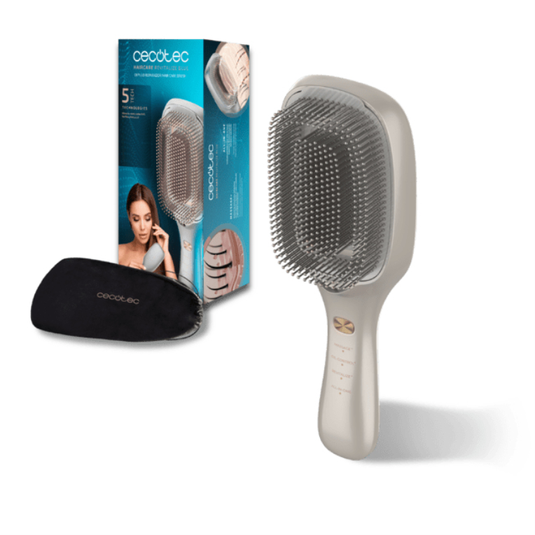 Cecotec HairCare Revitalize Champagne - Cepillo Paleta para Adultos