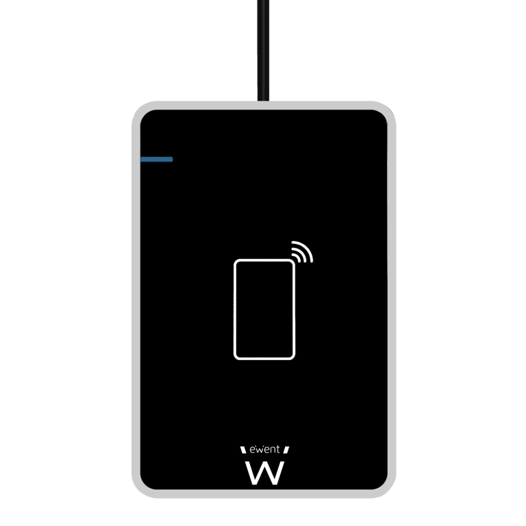 Ewent EW1053 lector de tarjeta magnética USB Negro