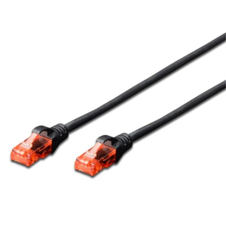 Ewent IM1020 cable de red Negro 3 m Cat6 U/UTP (UTP)