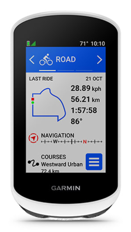 Garmin Edge Explore 2 7,62 cm (3") Ciclocomputador inalámbrico Negro, Blanco
