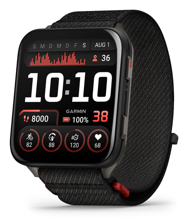Garmin Venu X1 5,08 cm (2") AMOLED Digital 448 x 486 Pixeles Pantalla táctil Negro Wifi GPS (satélite)