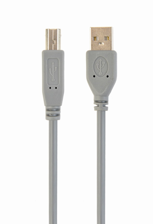 Gembird 1.8m USB 2.0 A/B M cable USB 1,8 m USB A USB B Gris
