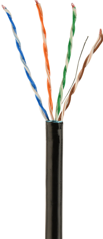 Gembird CAT5e FTP 305m cable de red Negro F/UTP (FTP)