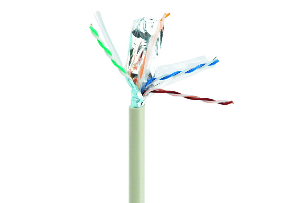 Gembird CAT6 FTP 100m cable de red Gris F/UTP (FTP)