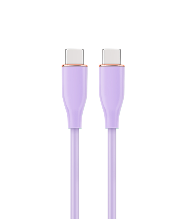 Gembird CC-USB2S-CMCM-1.5M-P cable USB USB 2.0 1,5 m USB C Púrpura