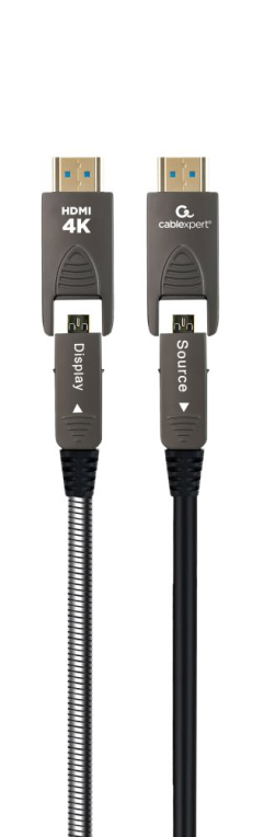 Gembird CCAP-HDMIDD-AOC-20M cable HDMI HDMI Type-A/HDMI Type-D Negro