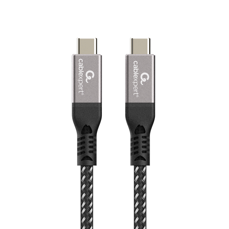 Gembird CCBP-USB4-CMCM240-1.5M cable USB USB4 Gen 3x2 1,5 m USB C Negro, Plata
