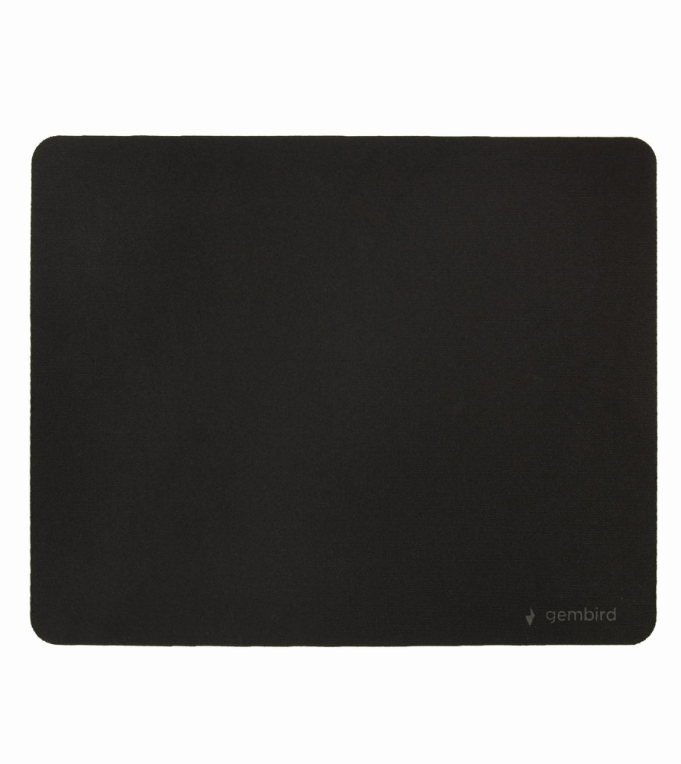 Gembird MP-S-BK-M alfombrilla para ratón Negro