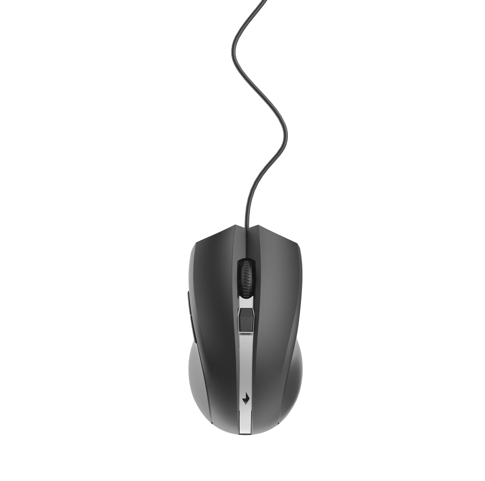 Gembird MUS-GU-02 ratón Ambidextro USB tipo A Laser 2400 DPI