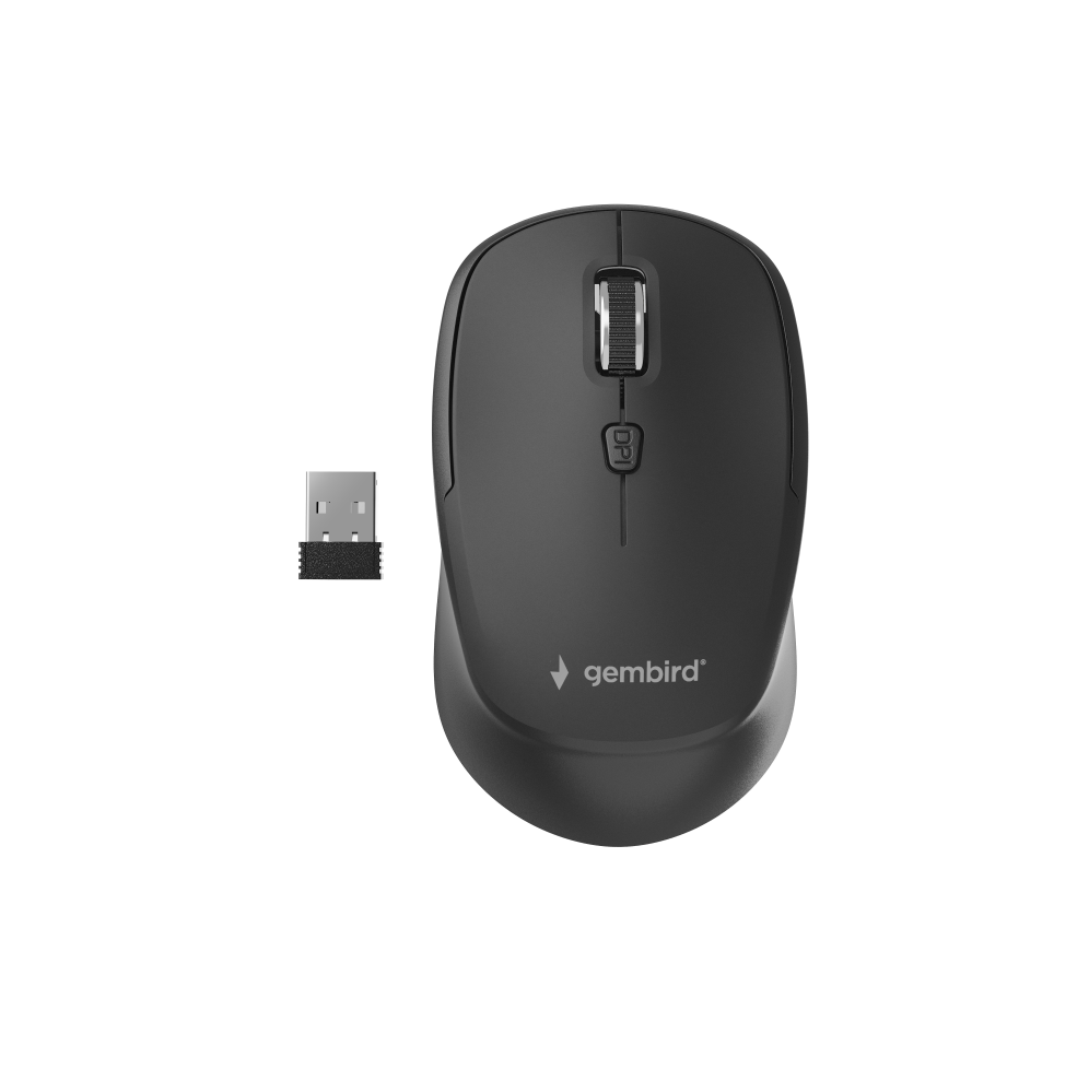 Gembird MUSW-4B-05 ratón Oficina RF inalámbrico Óptico 1600 DPI