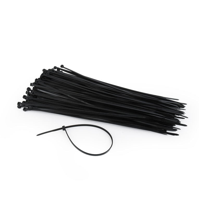 Gembird NYTFR-250X3.6 presilla Nylon Negro 100 pieza(s)