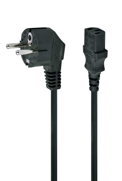 Gembird PC-186-VDE-3M power cord with VDE approval 3 meter Negro
