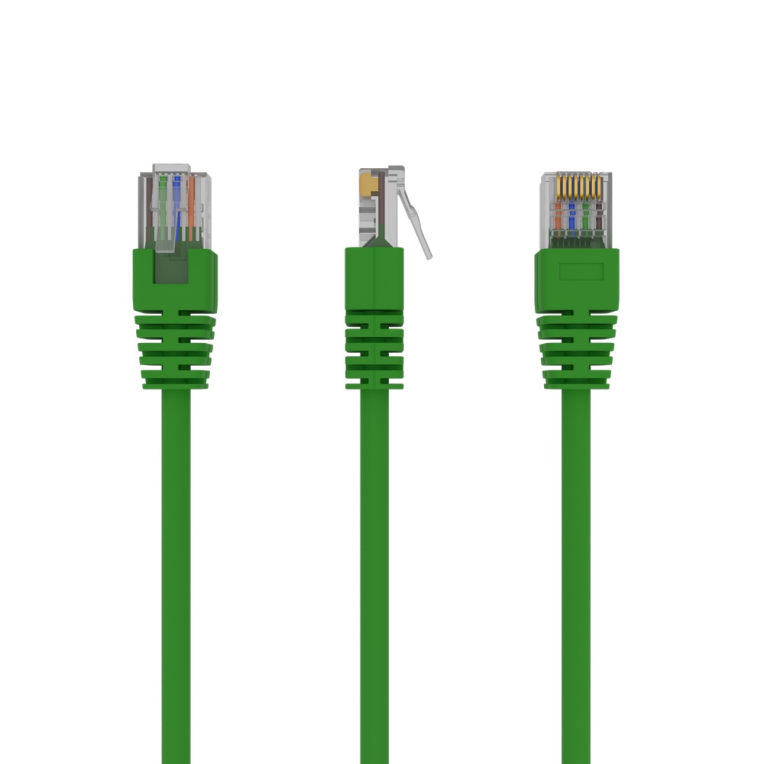 Gembird PP12-1M/G cable de red Verde Cat5e