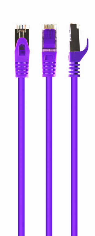 Gembird PP6A-LSZHCU-V-1M cable de red Violeta Cat6a S/FTP (S-STP)