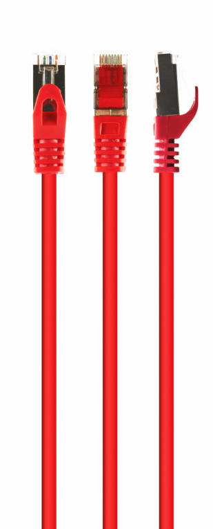 Gembird PP6A-LSZHCU-R-0.5M cable de red Rojo 0,5 m Cat6a S/FTP (S-STP)
