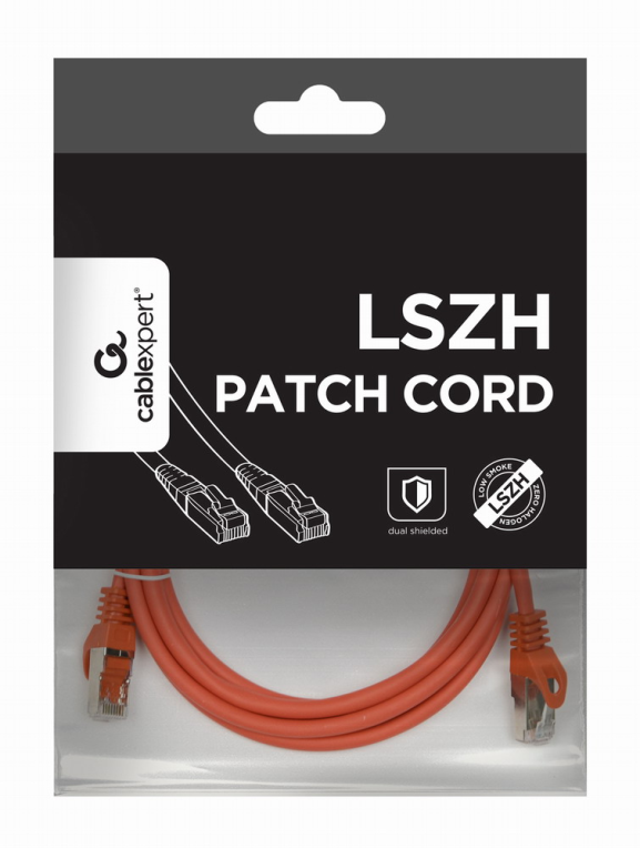 Gembird PP6A-LSZHCU-R-2M cable de red Rojo Cat6a S/FTP (S-STP)