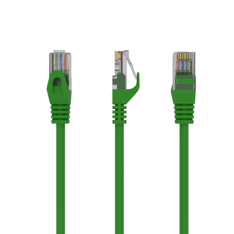 Gembird PP6U-1M cable de red Verde Cat6 U/UTP (UTP)