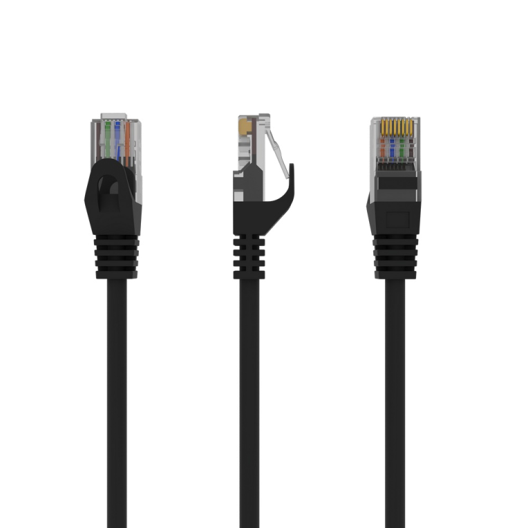 Gembird PP6U-3M/BK cable de red Negro Cat6 U/UTP (UTP)