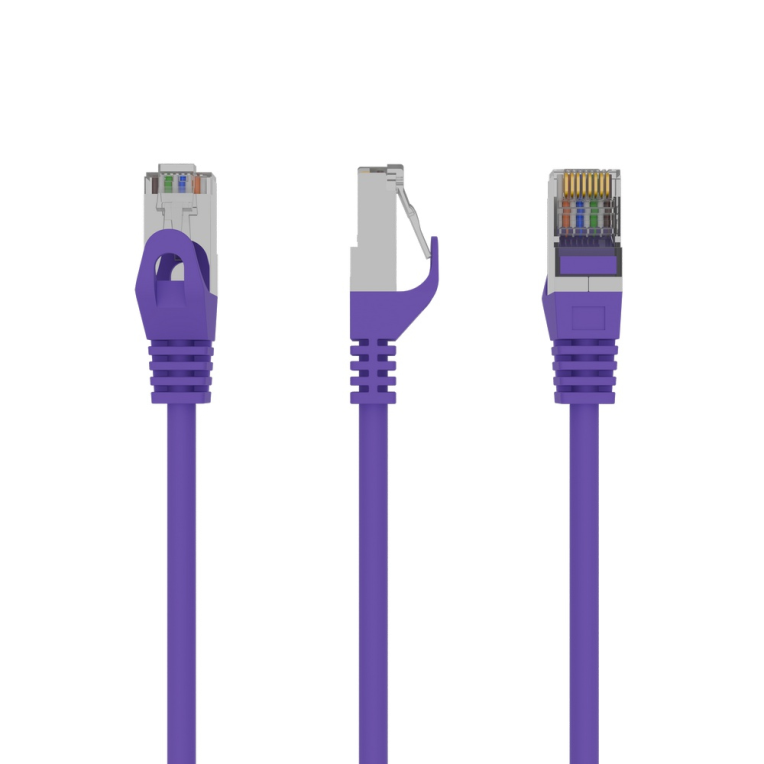 Gembird RJ45/RJ45 Cat6 0.5m cable de red Púrpura 0,5 m F/UTP (FTP)