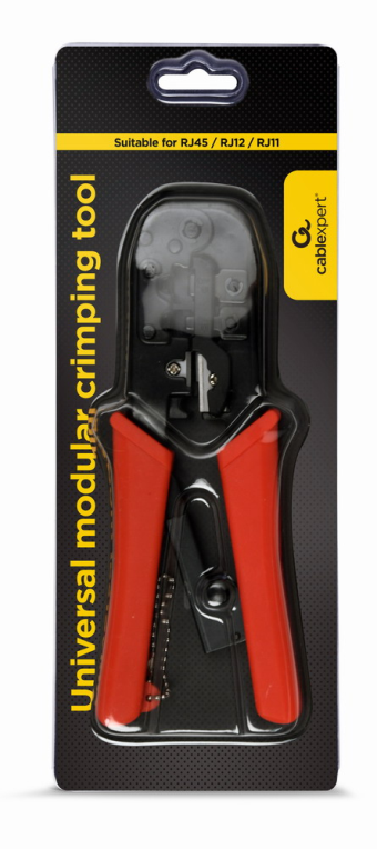Gembird T-WC-02 crimpadora Negro, Naranja