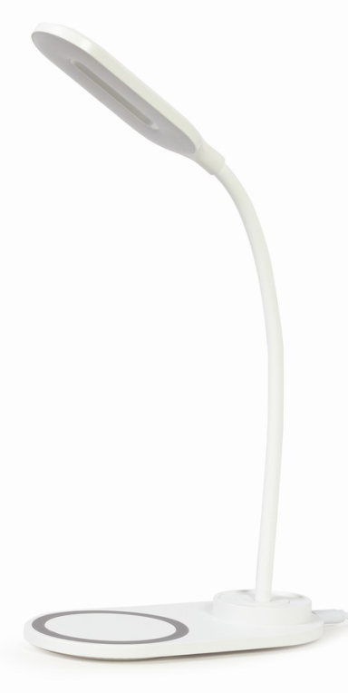 Gembird TA-WPC10-LED-01-W cargador de dispositivo móvil Smartphone Blanco CC Cargador inalámbrico Interior