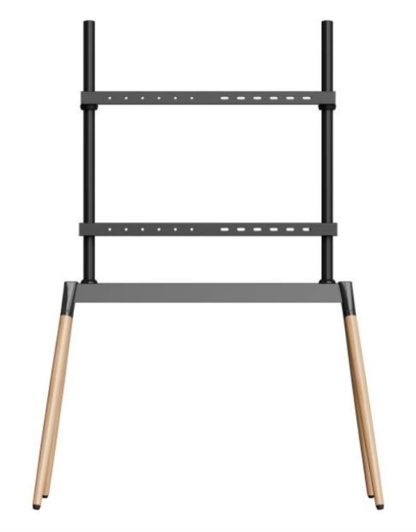 Gembird TVS-86F-01-BK soporte para TV 2,18 m (86") Negro, Madera