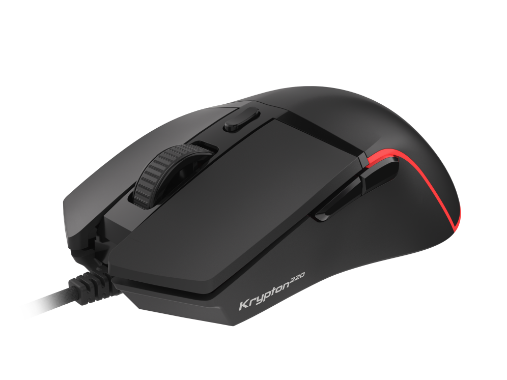 GENESIS Krypton 220 ratón Juego mano derecha USB tipo A Óptico 6400 DPI