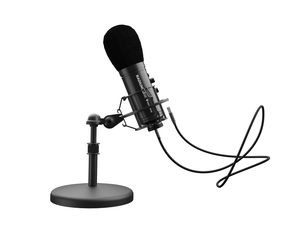 GENESIS Radium 600 G2 Negro Micrófono de superficie para mesa
