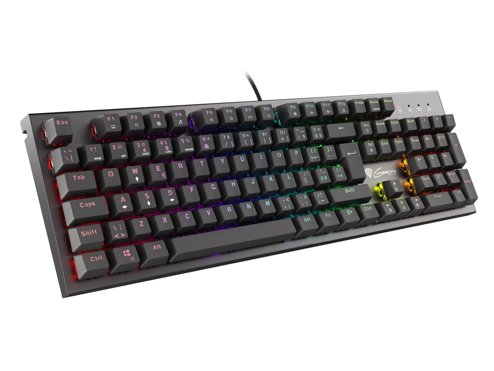 GENESIS THOR 300 teclado Juego USB QWERTY Portugués Negro