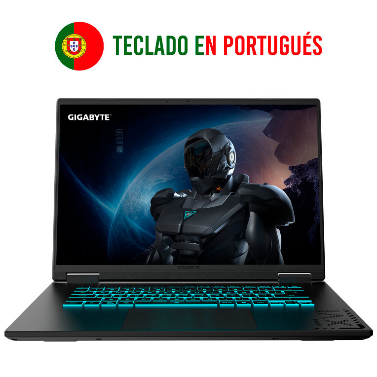 GIGABYTE GAMING A16 CTHI3PT894SD ordenador portatil Intel® Core™ i7 40,6 cm (16") DDR5-SDRAM NVIDIA GeForce RTX 5050 Wi-Fi 6E (802.11ax) FreeDOS Negro