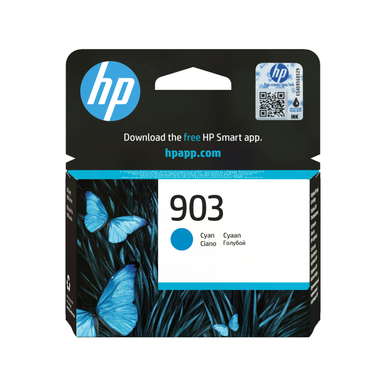 HP Cartucho de tinta Original 903 Cian para Impresoras HP